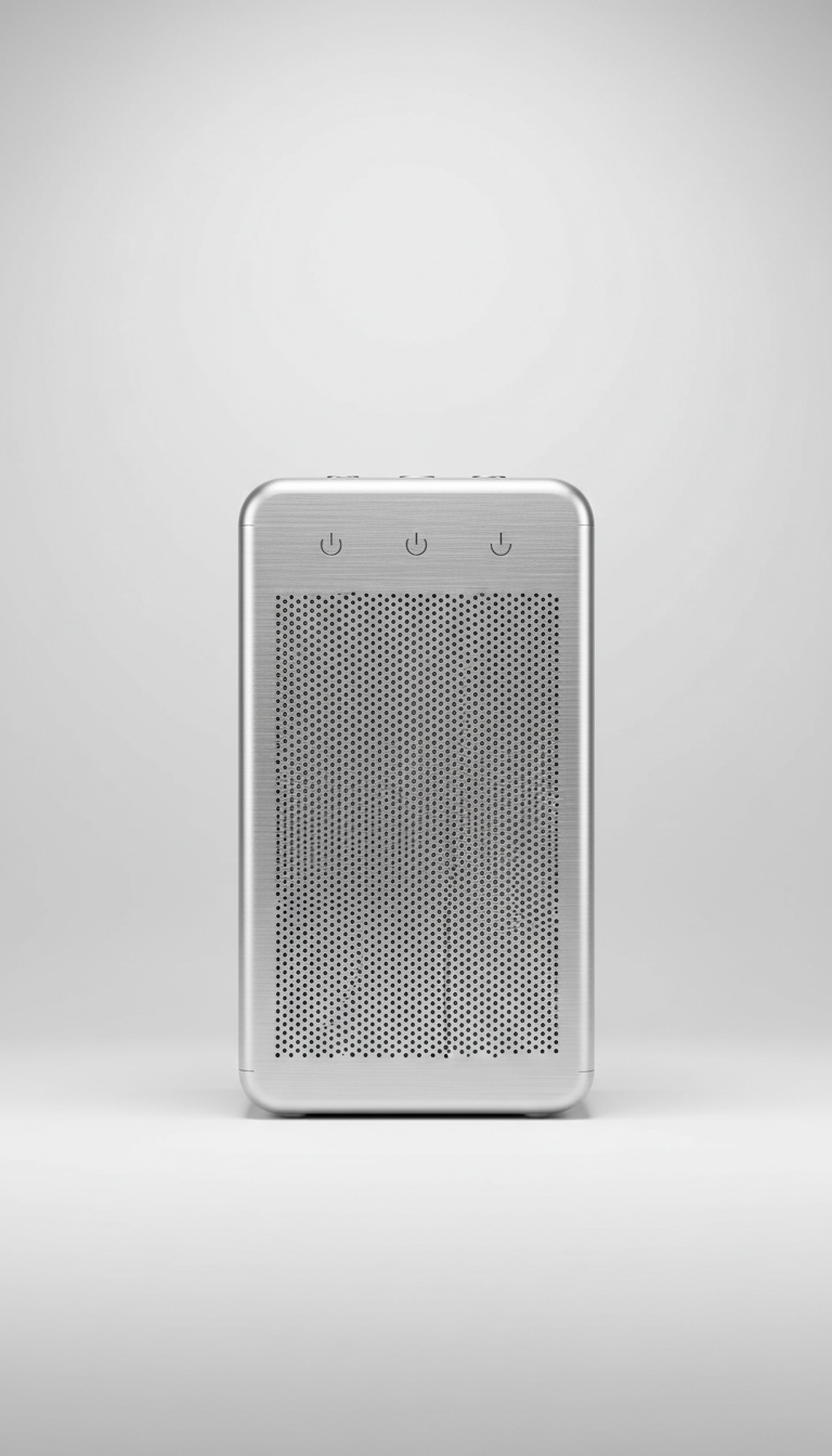 Brushed Aluminum Wireless Speaker