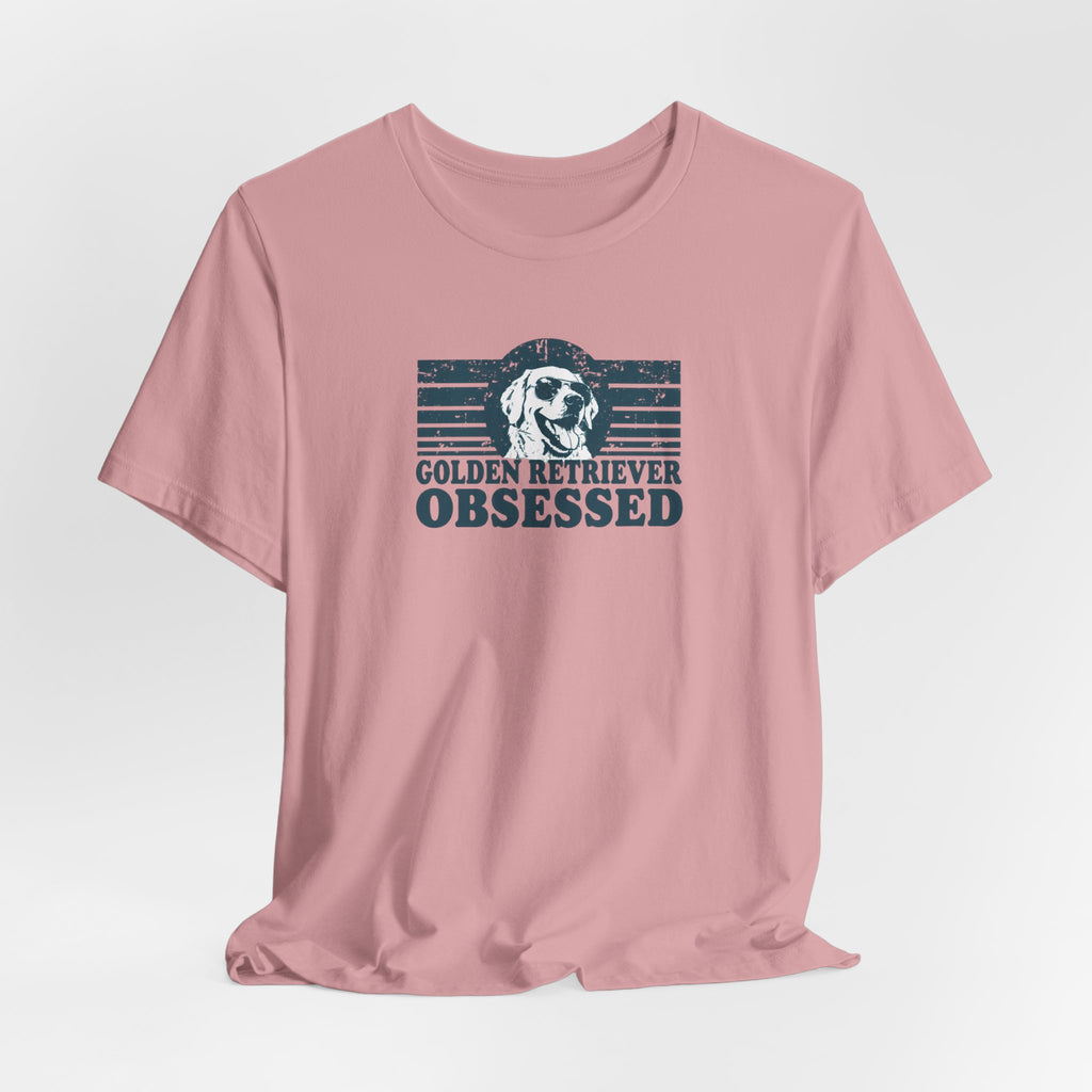 Sunglasses Golden Retriever - Golden Retriever Mom T-Shirt