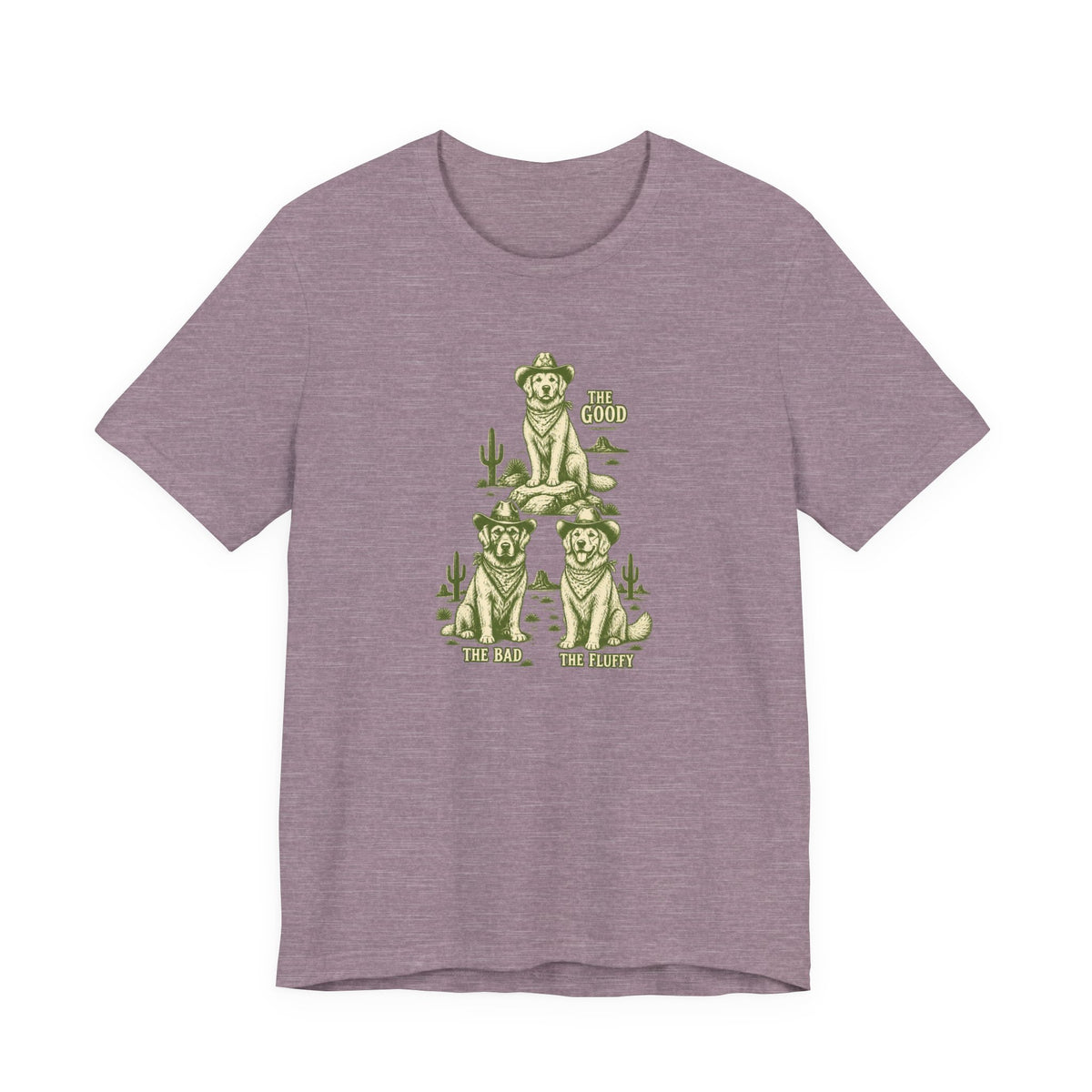 The Good The Bad The Fluffy - Golden Retriever Mom T-Shirt