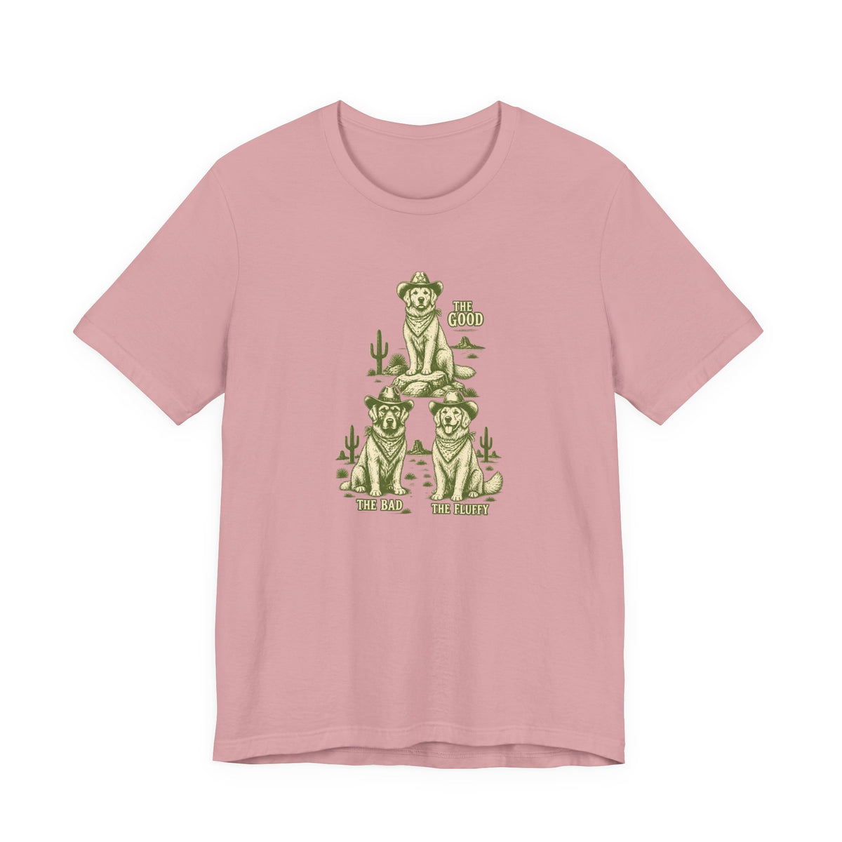 The Good The Bad The Fluffy - Golden Retriever Mom T-Shirt