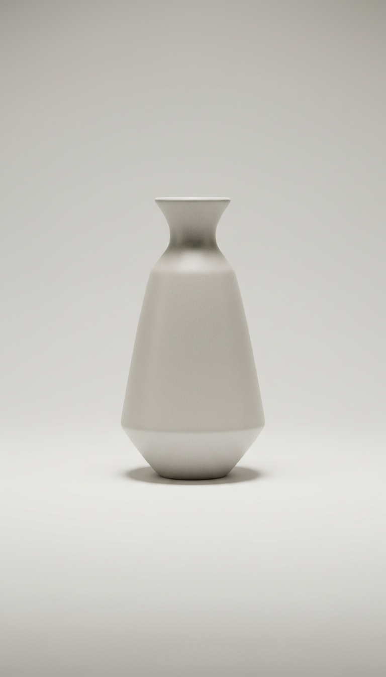 Matte Ceramic Minimalist Vase